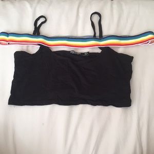 RAINBOW CROP TOP